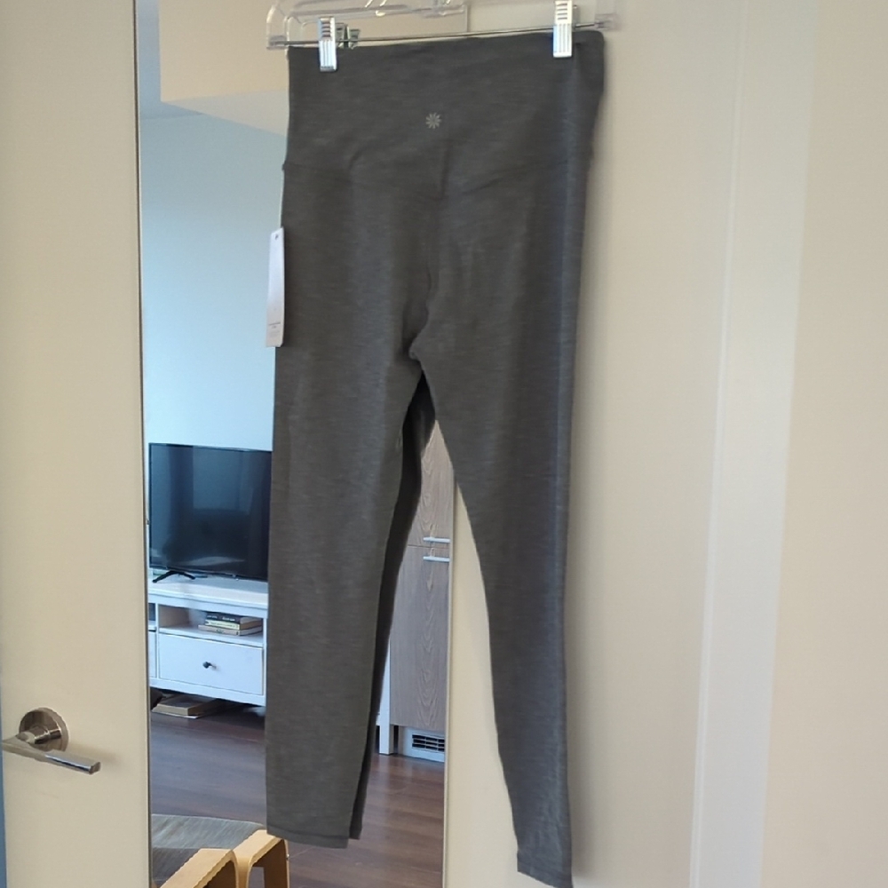Athleta Gray High-Waisted Leggings - Picture 4 of 7